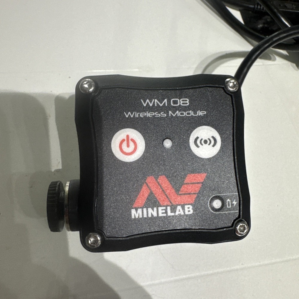 Minelab WM 08 Wireless Module, new for Equinox 600 or 800 AND usb Charging Cable